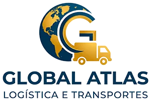 Logotipo Global Atlas Logística e Transportes
